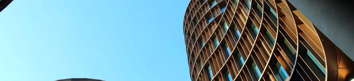 abstract photo of a building exterior - Contact Us page banner