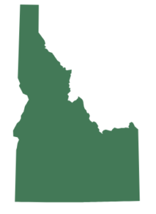Silhouette of the State of Idaho