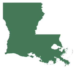 Silhouette of the State of Louisiana