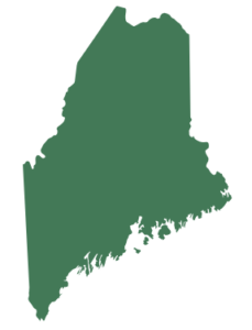 Silhouette of the State of Maine