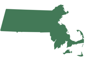 Silhouette of the State of Massachusetts