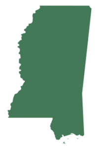 Silhouette of the State of Mississippi