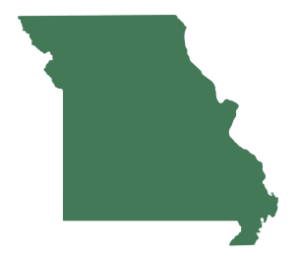 Silhouette of the State of Missouri
