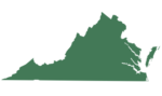 Silhouette of the State of Virginia